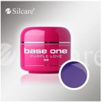 58 Purple Love base one żel kolorowy gel kolor SILCARE 5 g